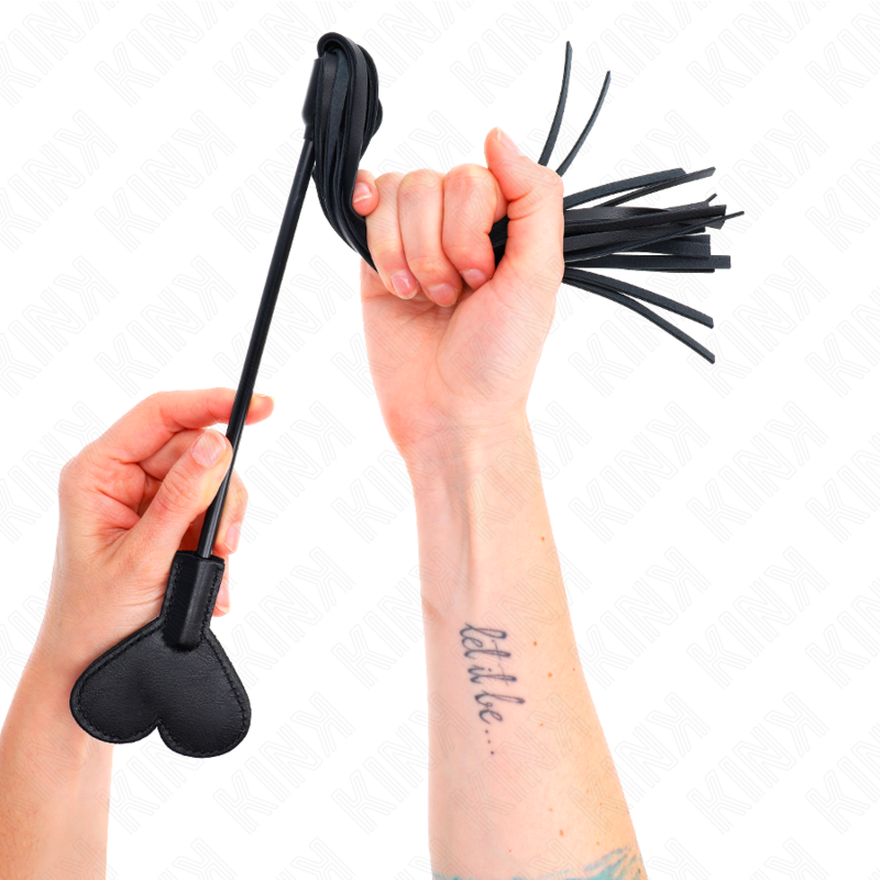 KINK - RANGE WHIP WITH HEART PANDEL 35 CM - Imagem de 4