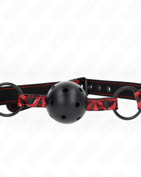 KINK - DIAMOND PATTERN BALL 4.5 CM GAG MODEL 2 64.5 CM ADJUSTABLE 42-60 CM
