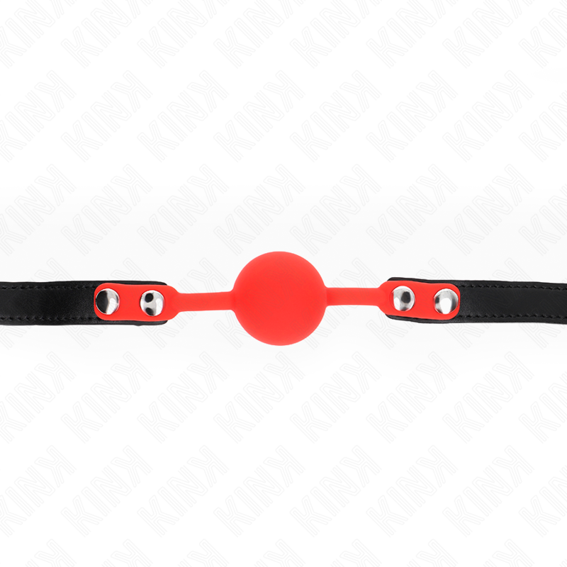 KINK - SILICONE BALL 4 CM GAG WITH LOCK 60 x 2 CM - Imagem de 3