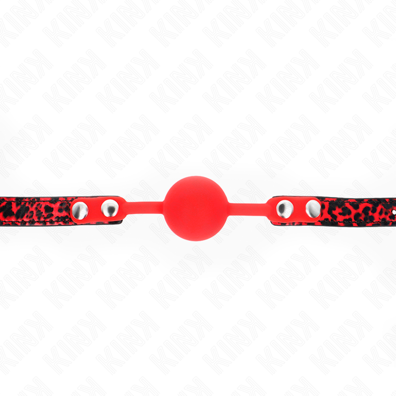 KINK - SILICONE BALL 4 CM GAG MODEL 2 60 x 2 CM - Imagem de 4