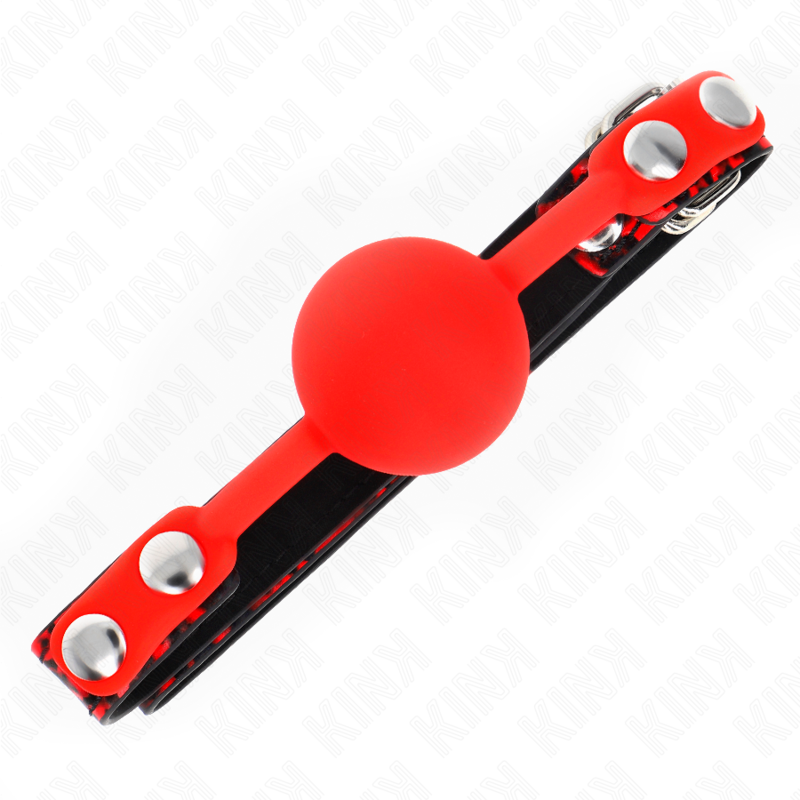 KINK - SILICONE BALL 4 CM GAG MODEL 2 60 x 2 CM - Imagem de 3