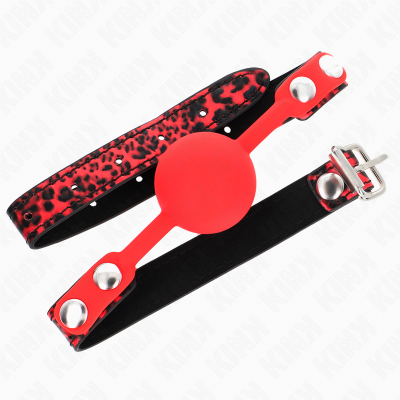 KINK - SILICONE BALL 4 CM GAG MODEL 2 60 x 2 CM - Imagem de 2