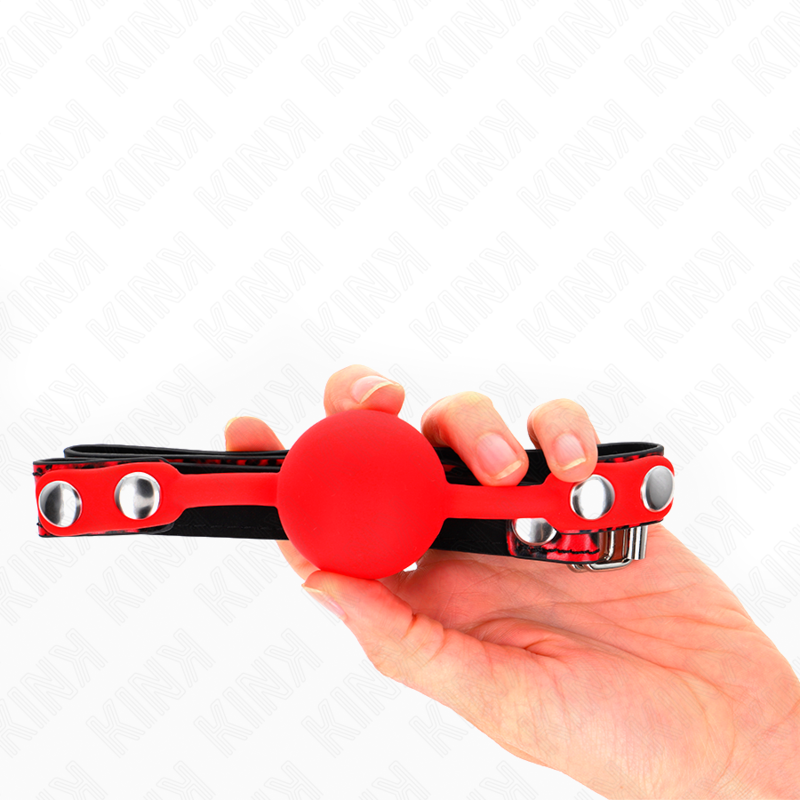 KINK - SILICONE BALL 4 CM GAG MODEL 2 60 x 2 CM - Imagem de 5