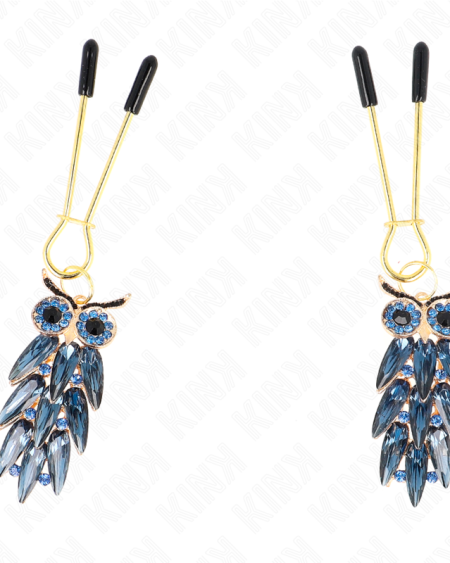 KINK - OWL PENDANT NIPPLE CLAMPS 6 CM