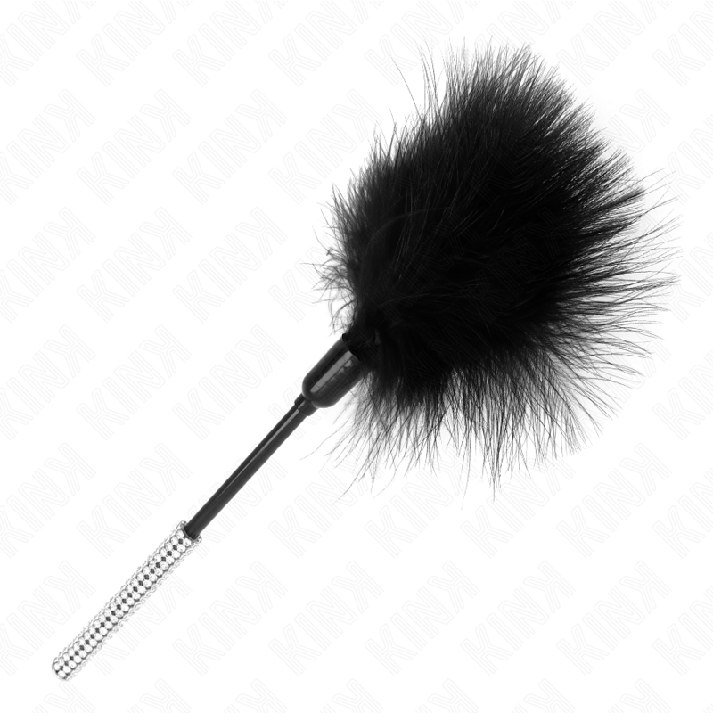 KINK - TICKLE FEATHERS WITH RHINESTONE HANDLE 27 CM - Imagem de 2