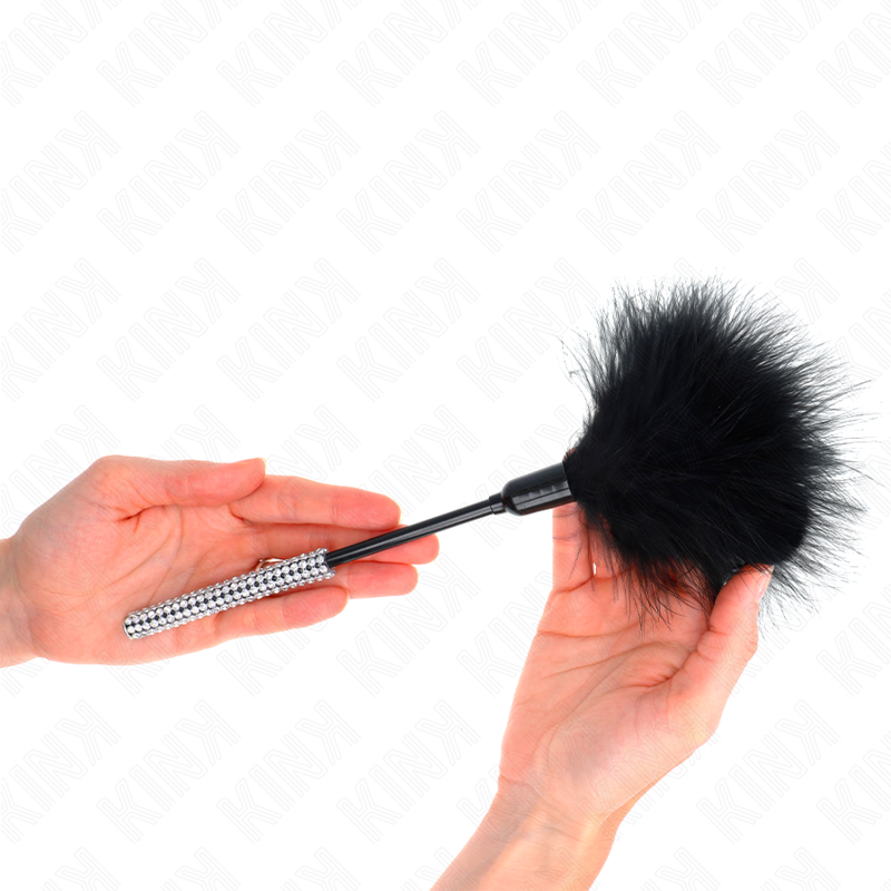 KINK - TICKLE FEATHERS WITH RHINESTONE HANDLE 27 CM - Imagem de 5