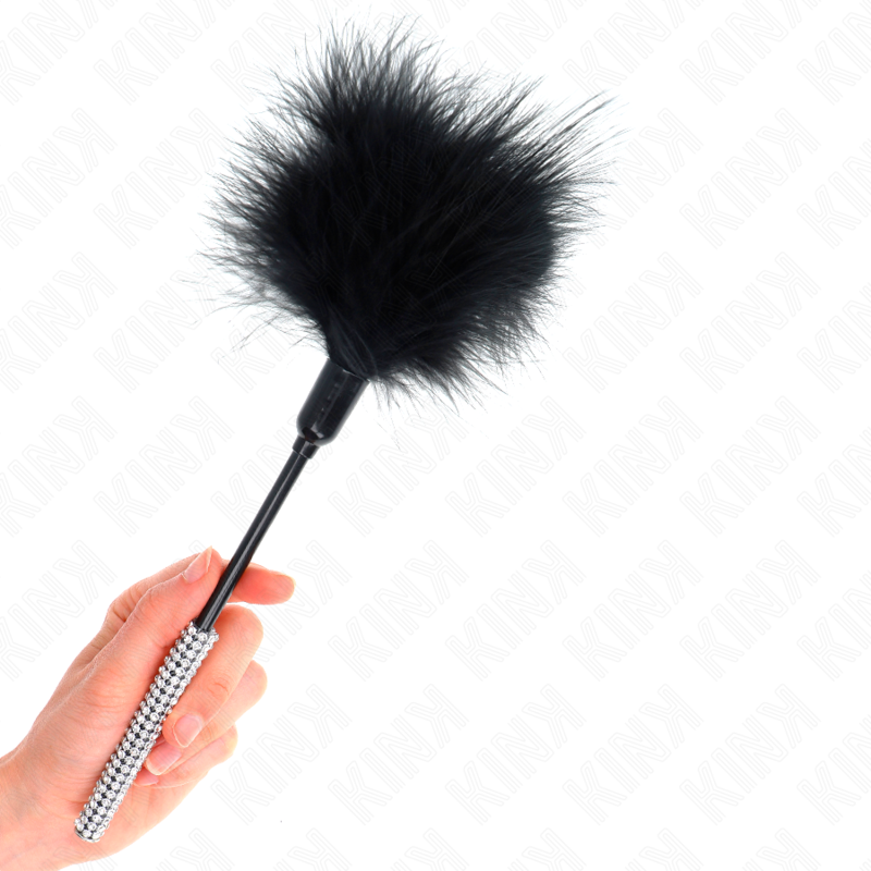 KINK - TICKLE FEATHERS WITH RHINESTONE HANDLE 27 CM - Imagem de 4