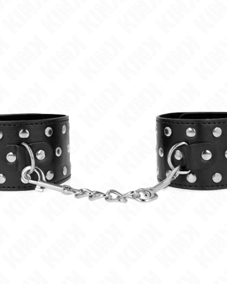 KINK - PUNK WRIST RESTRAINTS ADJUSTABLE 19-24 CM X 5.5 CM