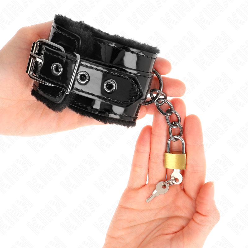KINK - LIGHT WRIST RESTRAINTS WITH A COPPER LOCK ADJUSABLE 17-29 CM X 5.5 CM - Imagem de 3