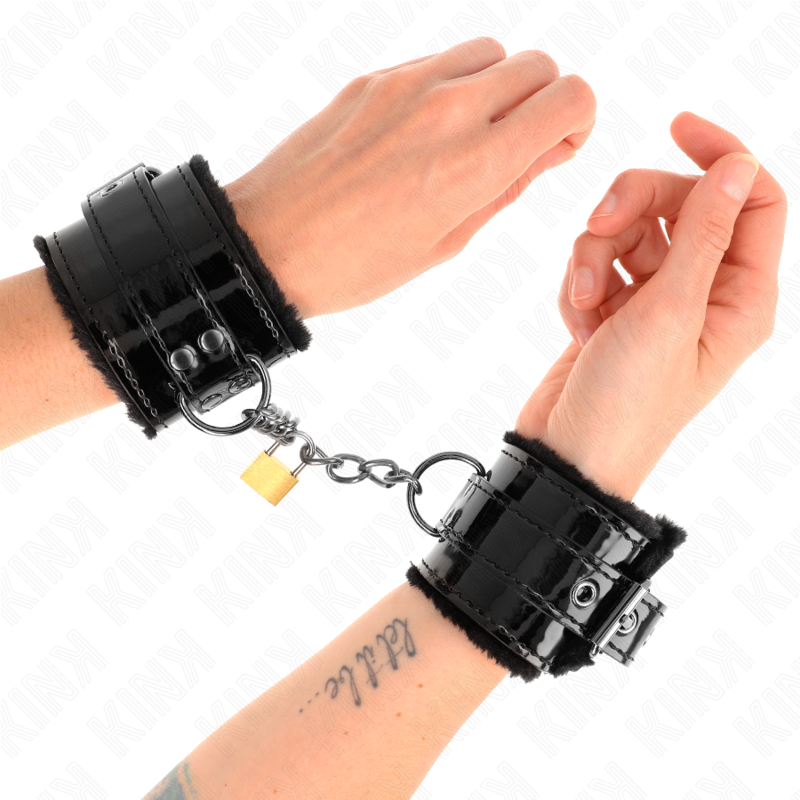KINK - LIGHT WRIST RESTRAINTS WITH A COPPER LOCK ADJUSABLE 17-29 CM X 5.5 CM - Imagem de 4