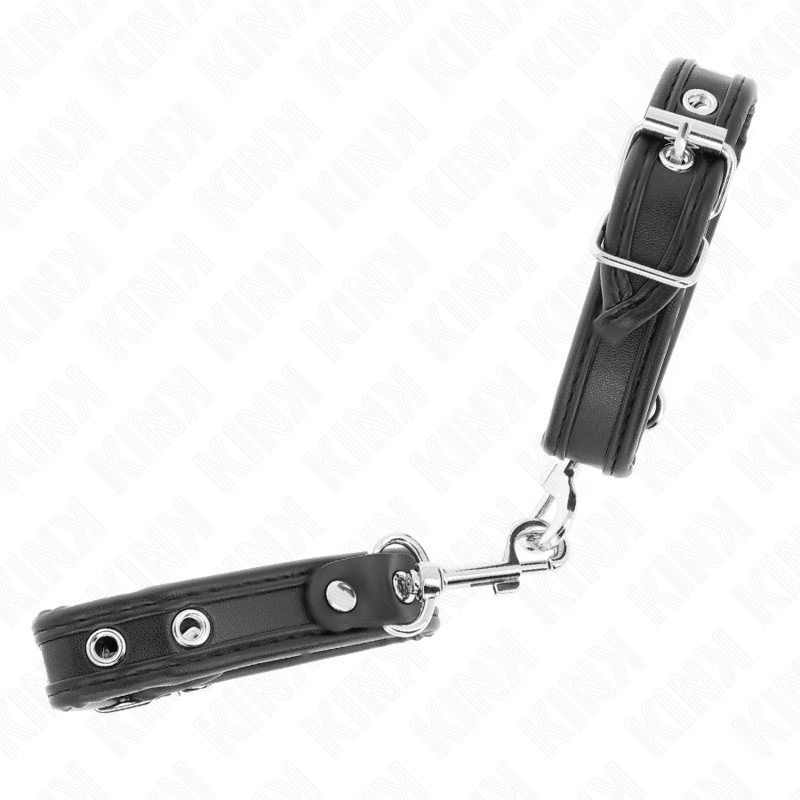 KINK - MINI BLACK WRISTBANDS WITH STUDS ADJUSTABLE 16-22 CM X 2 CM - Imagem de 2