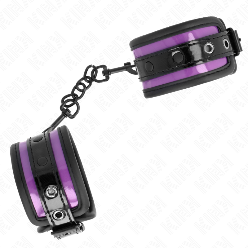 KINK - NEOPRENE WRIST RESTRAINTS LIGHT PURPLE AJUSTABLE 21-28 CM X 5 CM - Imagem de 2