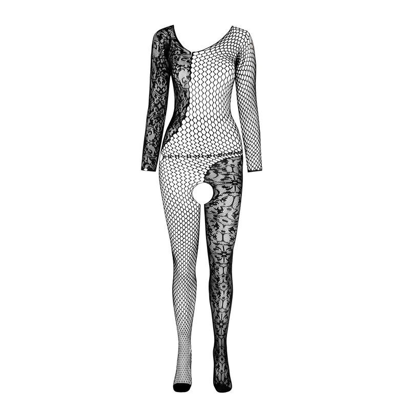 PASSION - BS 107 BODYSTOCKING WHITE ONE SIZE - Imagem de 4