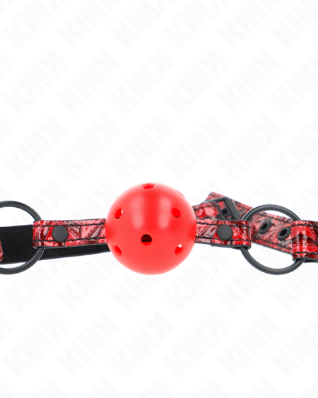 KINK - DIAMOND PATTERN BALL 4.5 CM GAG MODEL 1 64.5 CM ADJUSTABLE 42-60 CM