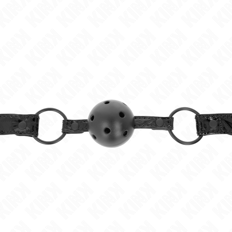 KINK - DIAMOND PATTERN BALL 4.5 CM GAG MODEL 3 64.5 CM ADJUSTABLE 42-60 CM - Imagem de 3