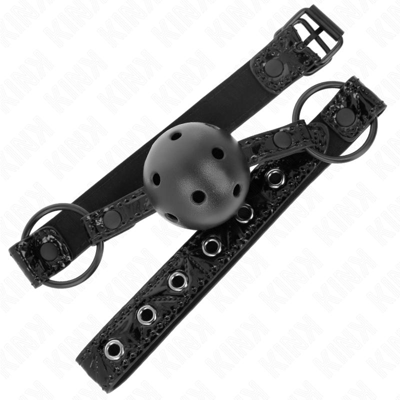 KINK - DIAMOND PATTERN BALL 4.5 CM GAG MODEL 3 64.5 CM ADJUSTABLE 42-60 CM - Imagem de 2