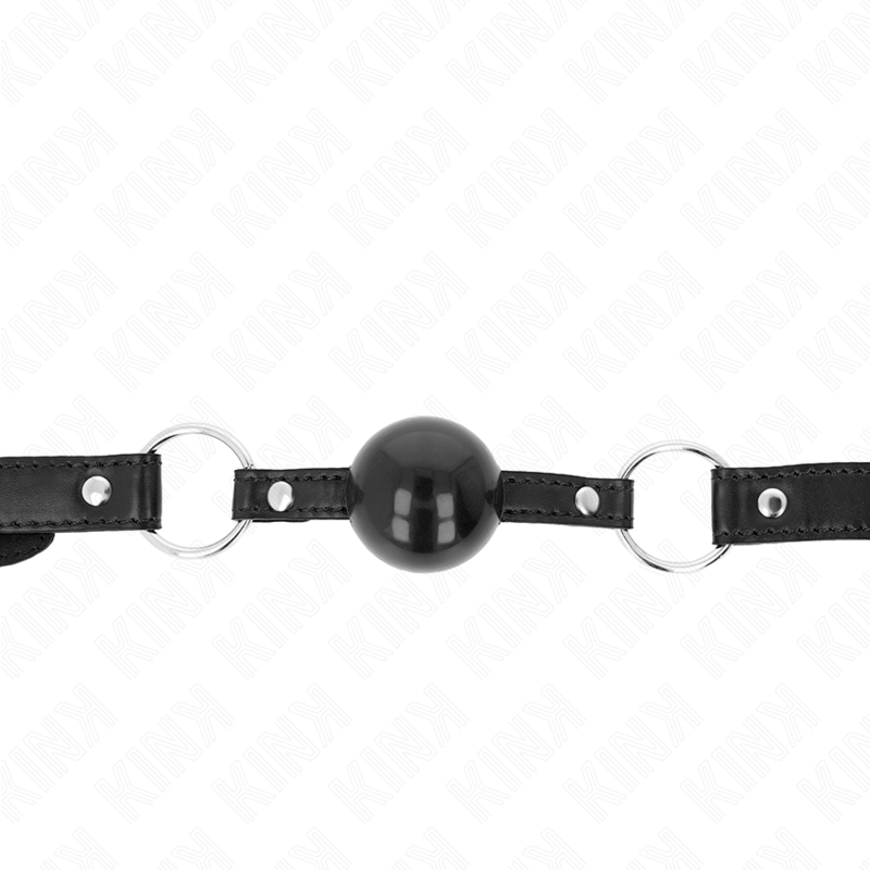 KINK - BLACK TPE BALL 4 CM GAG 60 x 2 CM - Imagem de 3