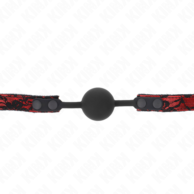 KINK - SCANDAL SILICONE BALL 4 CM GAG MODEL 1 65 x 2 CM - Imagem de 3