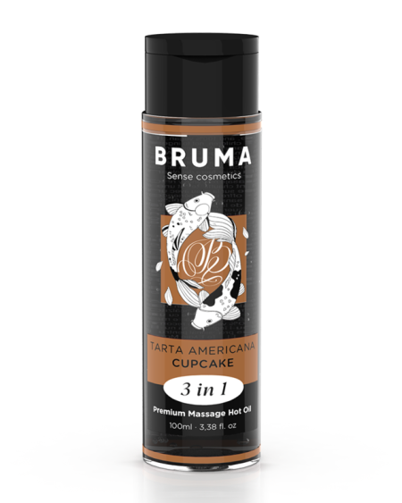 BRUMA - PREMIUM MASSAGE HOT OIL CUPCAKE 3 IN 1 - 100 ML