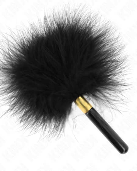 KINK - BLACK GOLD METAL TICKLE FEATHERS 18 CM