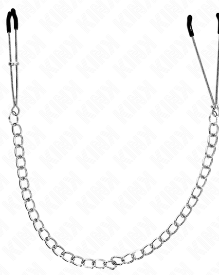 KINK - THIN NIPPLE CLAMPS WITH THICK CHAIN 30 CM