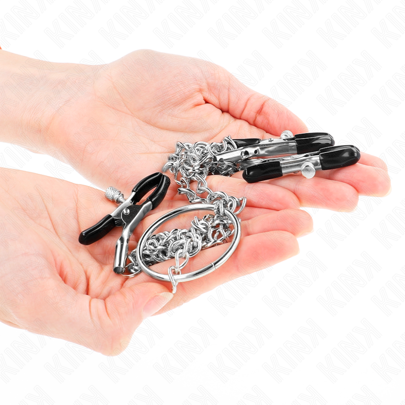 KINK - TRIPLE NIPPLE AND CLIT CLAMPS WITH CHAIN MODEL 0 - Imagem de 3