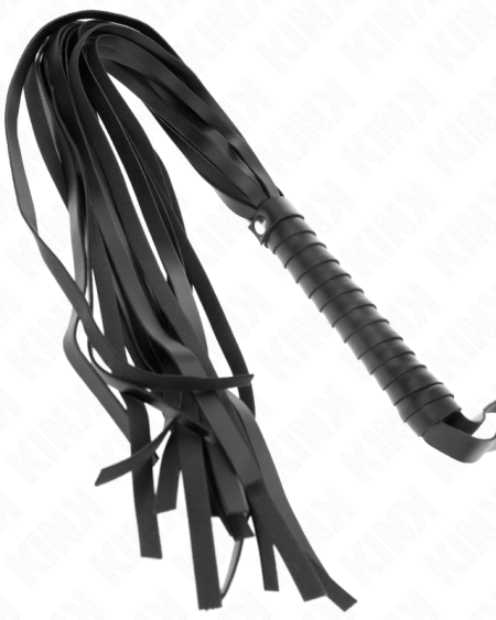KINK - NEGRO SHORT HANDLE LONG TAIL WHIP 70 CM