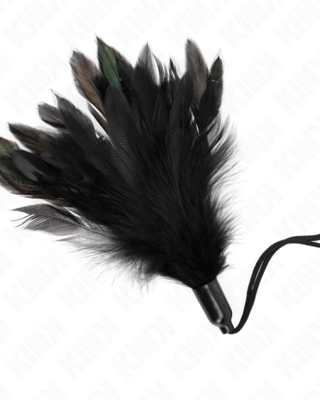 KINK - TICKLE FEATHERS WITH ROPE HANDLE PLASTIC BASE 15 CM