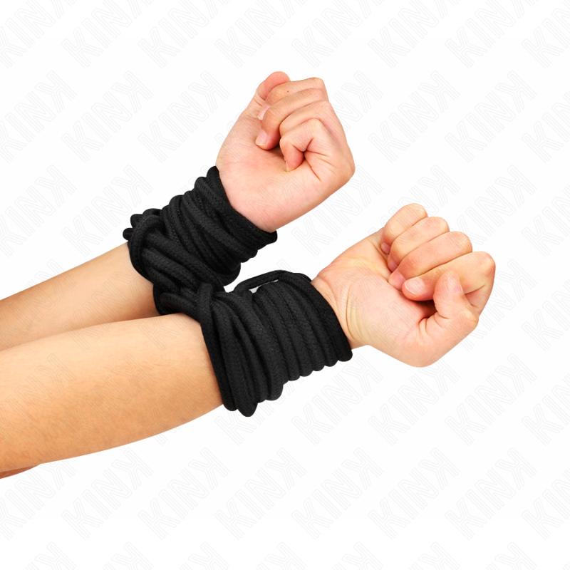 KINK - COTTON ROPE 20 METER BLACK - Imagem de 4