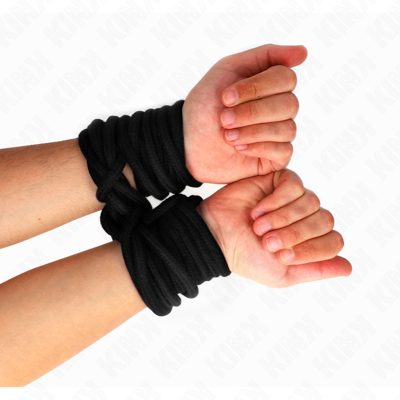 KINK - COTTON ROPE 20 METER BLACK - Imagem de 3