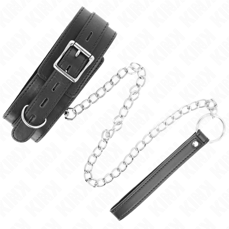 KINK - COLLAR WITH BELT 65 CM WITH STRAP BLACK 54 X 4.5 CM - Imagem de 5