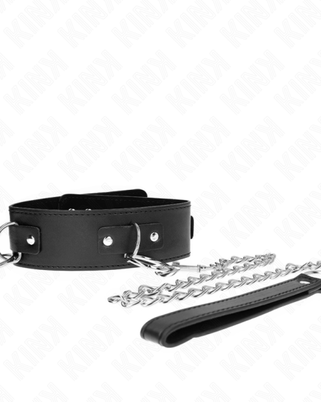 KINK - NECKLACE WITH LEASH 65 CM 3 RING MODEL 2 ADJUSTABLE 36-43 CM X 5 CM