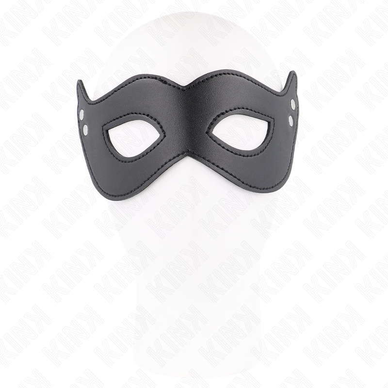 KINK - LEATHERETTE MASK WITH RIVETS MODEL 1 26 x 8 CM - Imagem de 3