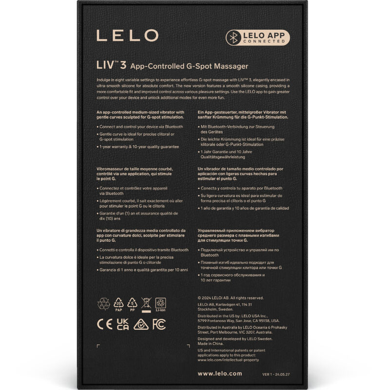 LELO - LIV™ 3 G-SPOT STIMULATOR BLUE - Imagem de 4