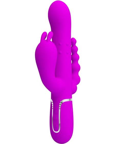 PRETTY LOVE - CAMMY TRIPLE VIBRATOR MULTIFUNCTION 4 IN 1 PINK