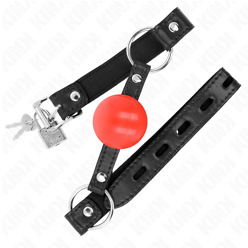 KINK - RED TPE BALL 4 CM GAG 60 x 2 CM - Imagem de 2