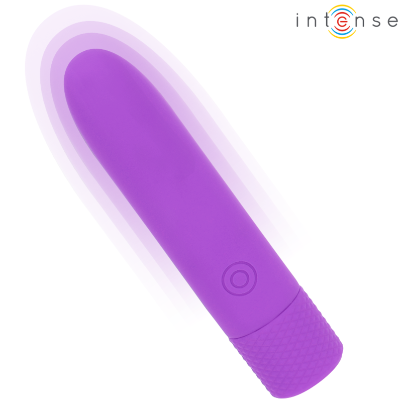 INTENSE - SYMONE USB RECHARGEABLE VIBRATING BULLET 8 VIBRATIONS PURPLE 10 X 2.2 CM - Imagem de 2