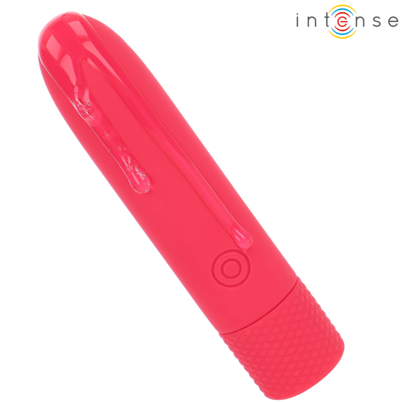 INTENSE - SYMONE USB RECHARGEABLE VIBRATING BULLET 8 VIBRATIONS RED 10 X 2.2 CM - Imagem de 3