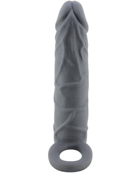 PRETTY LOVE - REALISTIC SKIN PENIS SLEEVE DARK GREY