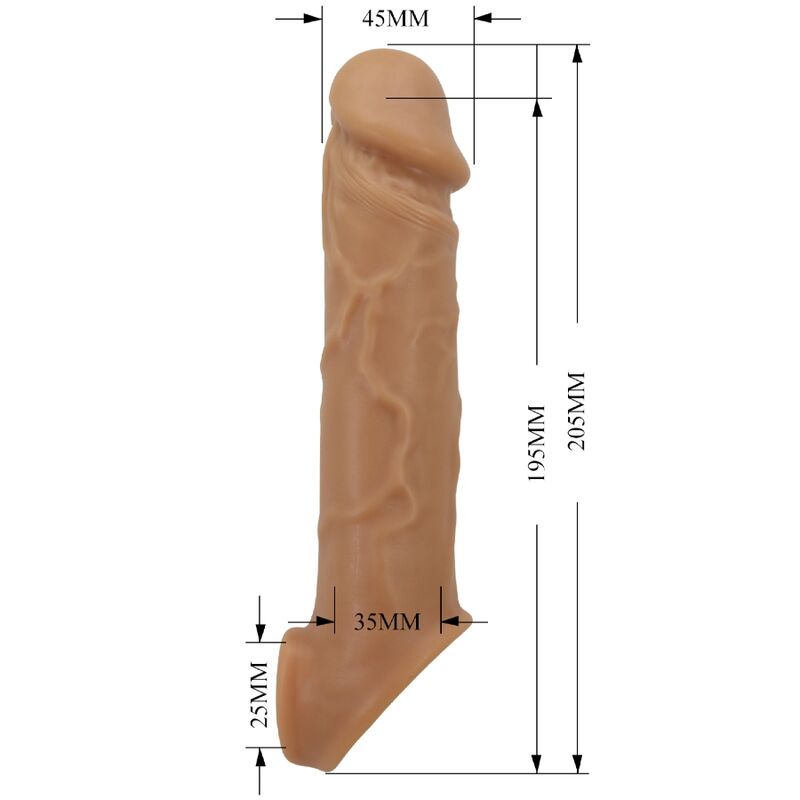 PRETTY LOVE - REALISTIC SKIN PENIS SLEEVE FLESH - Imagem de 5