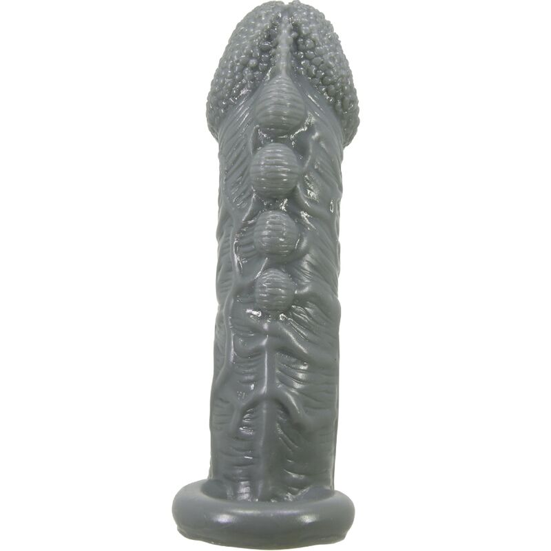 PRETTY LOVE - REALISTIC PENIS ENLARGER AND DELAY SLEEVE GREY - Imagem de 4