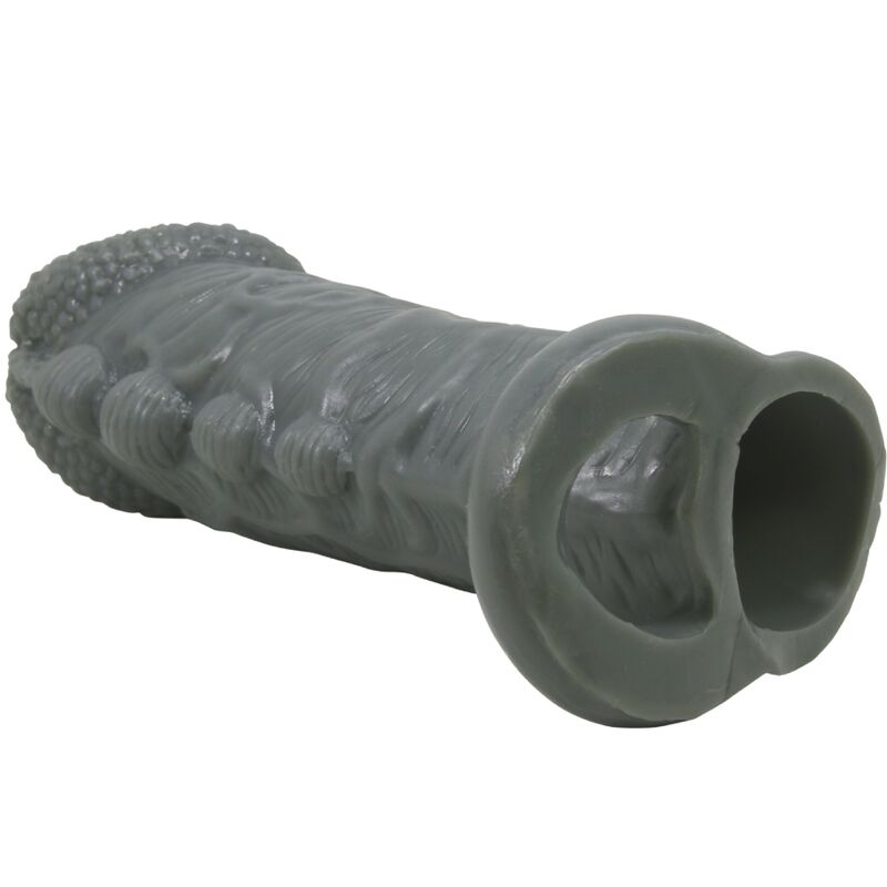 PRETTY LOVE - REALISTIC PENIS ENLARGER AND DELAY SLEEVE GREY - Imagem de 5
