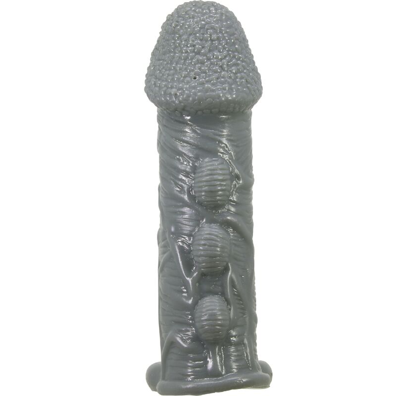 PRETTY LOVE - REALISTIC PENIS ENLARGER AND DELAY SLEEVE GREY - Imagem de 3