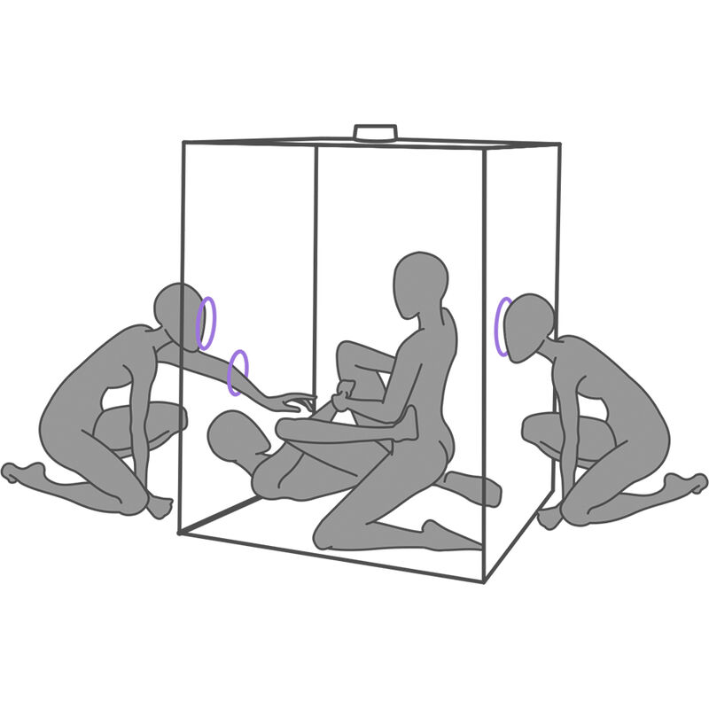 SECRET DOME - KINK CLUB CABIN SCANDALE PURPLE - Imagem de 4