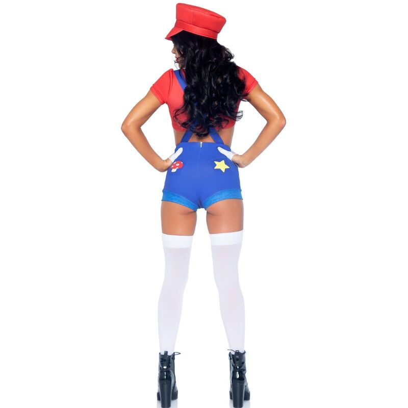 LEG AVENUE - SEXY COSTUME MARIO BROS RED/BLUE M - Imagem de 3