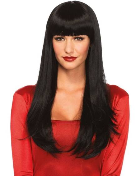 LEG AVENUE - BANGIN LONG STRAIGHT WIG BLACK