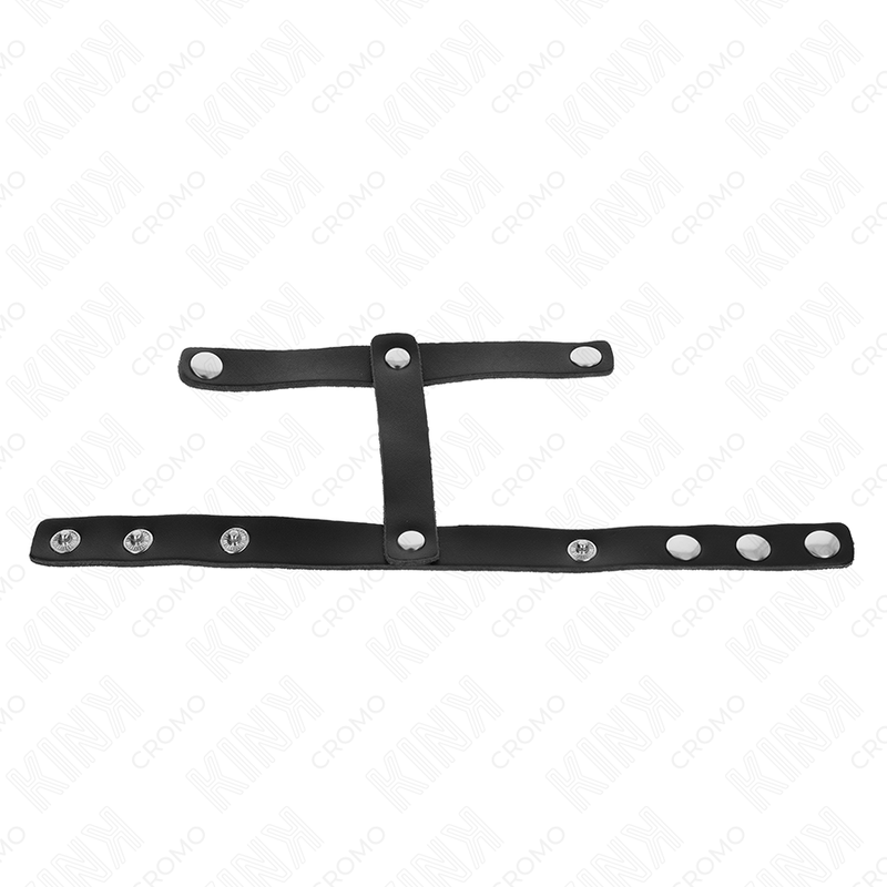 KINK - ADJUSTABLE LEATHER PENIS RING AND BALL DIVIDER STRAP - Imagem de 5
