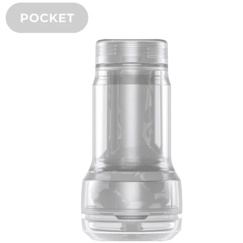 KIIROO - FEEL POCKET STROKER CRYSTAL BY KIIROO TRANSPARENT - Imagem de 3