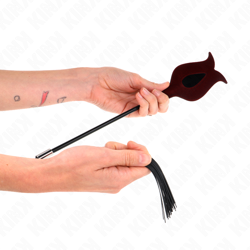 KINK - ROSE SHAPE SILICONE TASSEL WHIP 45 CM - Imagem de 4