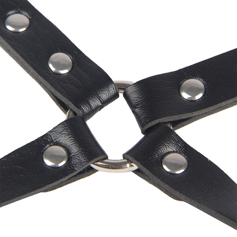 SUBBLIME - 953690 HANDCUFFS WITH BONDAGE BELT BLACK ONE SIZE - Imagem de 5